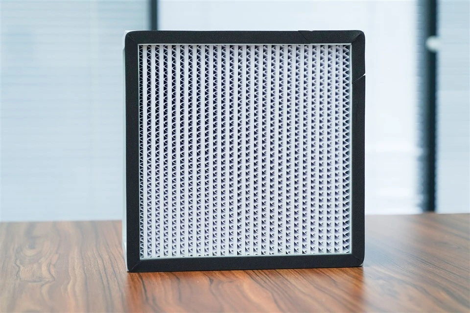 Hidlydd Awyr HEPA Panel Pleated Diwydiannol H14 Ar gyfer Hood Llif Aer Laminar