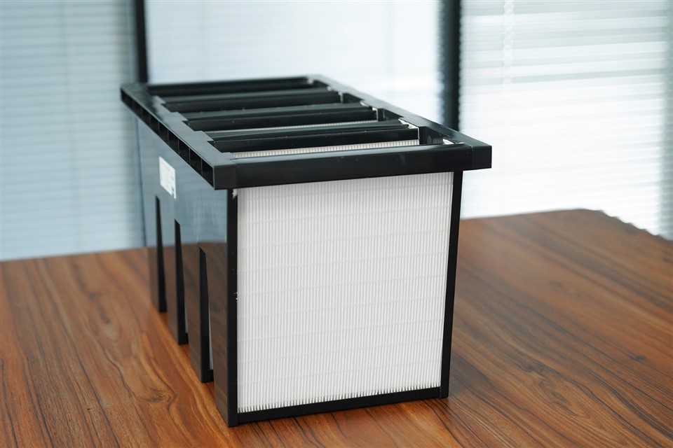 High Efficient Large Dust Holding Capacity V-Type Cell Ventilation Combined Filter