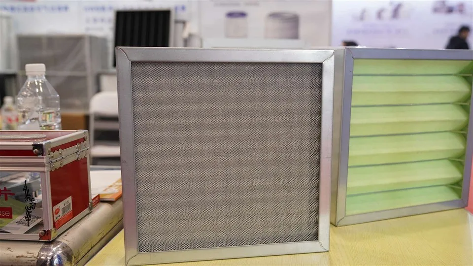 Hidlau HVAC Gwrthiant Isel Rhwyll Neilon Cynradd Hidlo Aer Golchadwy