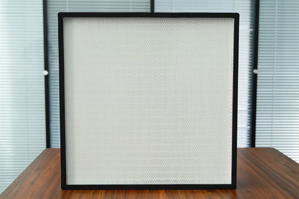 Panel hidlo aer premiwm ar gyfer amddiffyn llwch yn y pen draw