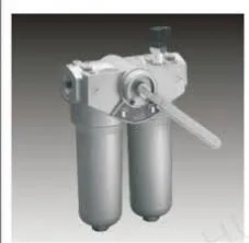 Yr Hidlydd Piblinell Gwasgedd Isel Cetris Dwbl